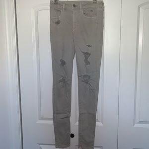 Grey American Eagle Jeggings